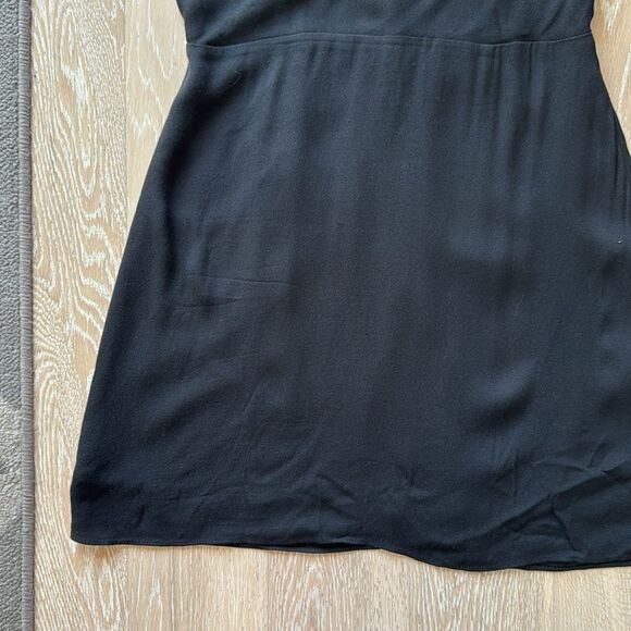 Sunday Best Aritzia Spencer Dress Cowl-Neck Mini Dress Black SzM - Picture 6 of 13
